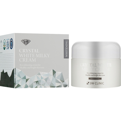 Крем для кожи лица «Осветление и сияние» 3W Clinic Crystal White Milky Cream