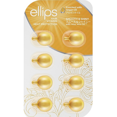 Витамины для волос «Роскошное сияние» с маслом алоэ вера Ellips Hair Vitamin Smooth & Shiny With Aloe Vera Oil