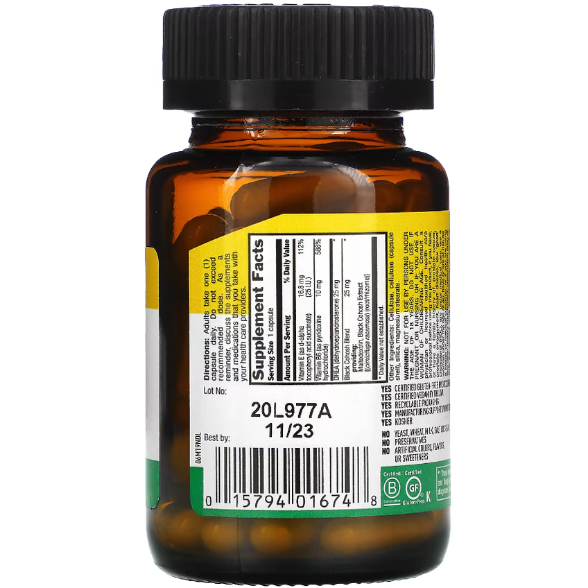 Комплекс ДГЕА для жінок / DHEA Complex For Women, Country Life, 60 капсул