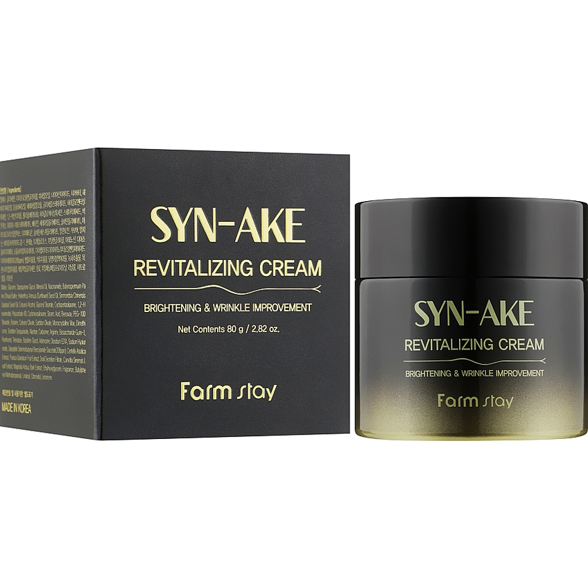 Восстанавливающий крем для лица со змеиным пептидом Farm Stay Syn-Ake Revitalizing Cream