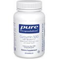 Куркумін з біоперіном / Curcumin with Bioperine, Pure Encapsulations, 500 мг, 60 капсул