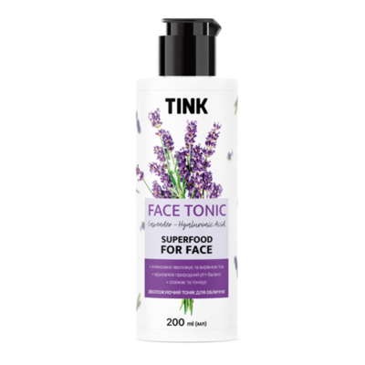 Увлажняющий тоник для лица Лаванда Tink Face Tonik
