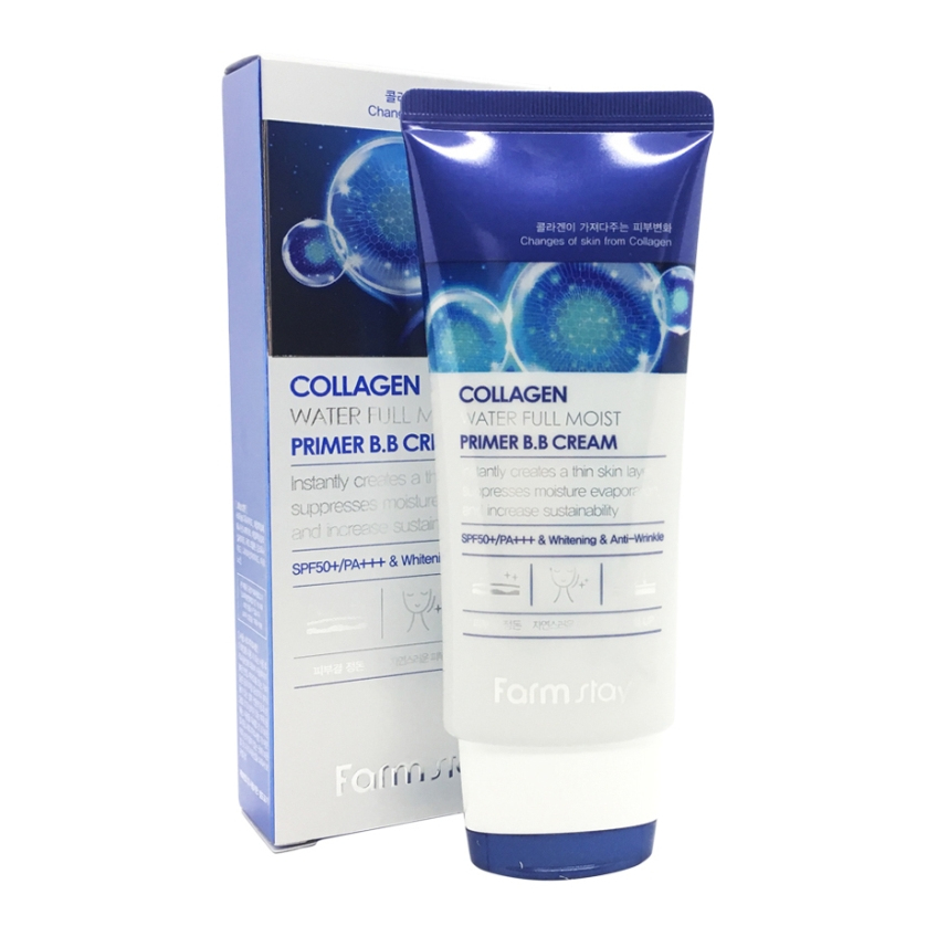 Увлажняющий ВВ-крем с коллагеном FarmStay Collagen Water Full Moist Premium BB Cream