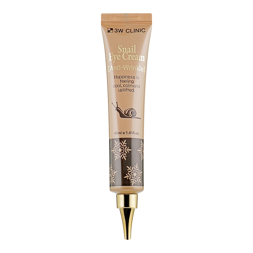 Улиточный крем под глаза 3W Clinic Snail Eye Cream Anti-Wrinkle