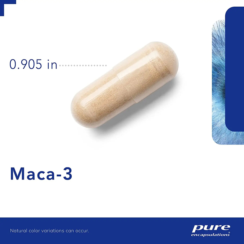 Мака-3 / Maca-3, Pure Encapsulations, 120 капсул