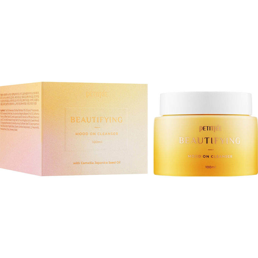 Очищающий бальзам для лица с маслом камелии Petitfee Beautifying Mood On Cleanser