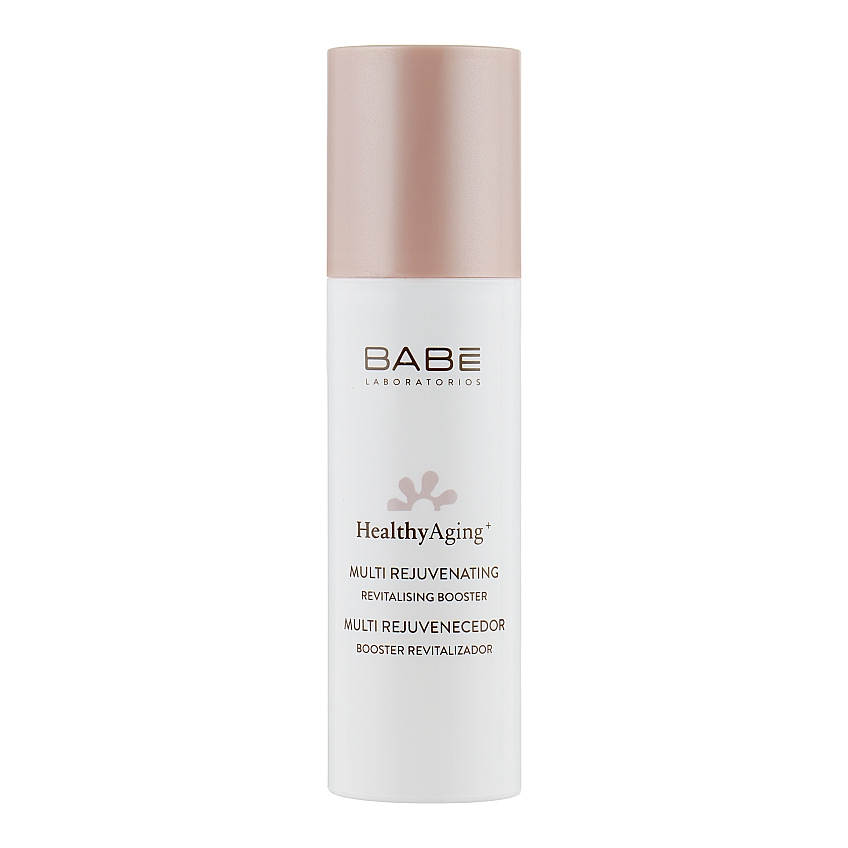 Мультиомолаживающая сыворотка с DMA и бакучиолом Babe Laboratorios Healthy Aging Multi Rejuvenating Revitalising Booster