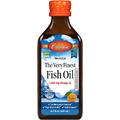 Найкращий риб'ячий жир з натуральним апельсиновим смаком / The Very Finest Fish Oil, Natural Orange Flavor, Norwegian, Carlson Labs, 1600 мг, 200 мл
