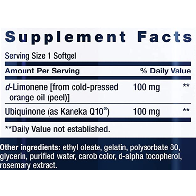 Супер убихинол с улучшенной поддержкой митохондрий / Super Ubiquinol CoQ10, Life Extension, 100 мг, 60 гелевых капсул