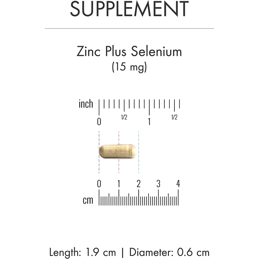 Цинк и селен / Zinc Plus Selenium, Dr. Mercola, 200 мкг, 30 капсул