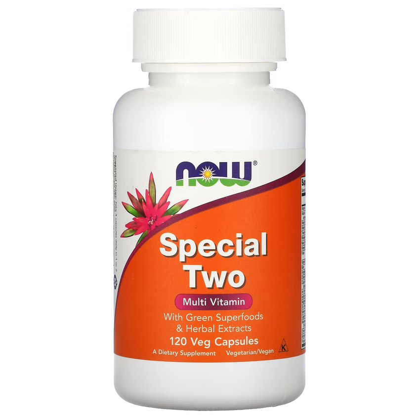 Мультивитамины «Особый второй» / Multi Vitamin «Special Two», Now Foods, 120 вегетарианских капсул