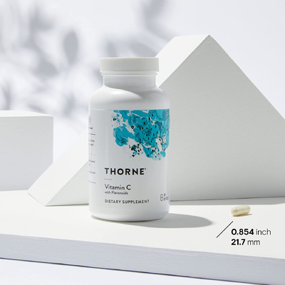 Витамин С с флавоноидами / Vitamin C with Flavonoids, Thorne Research, 500 мг, 180 капсул