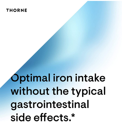 Бисглицинат железа / Iron Bisglycinate, Thorne Research, 25 мг, 60 капсул