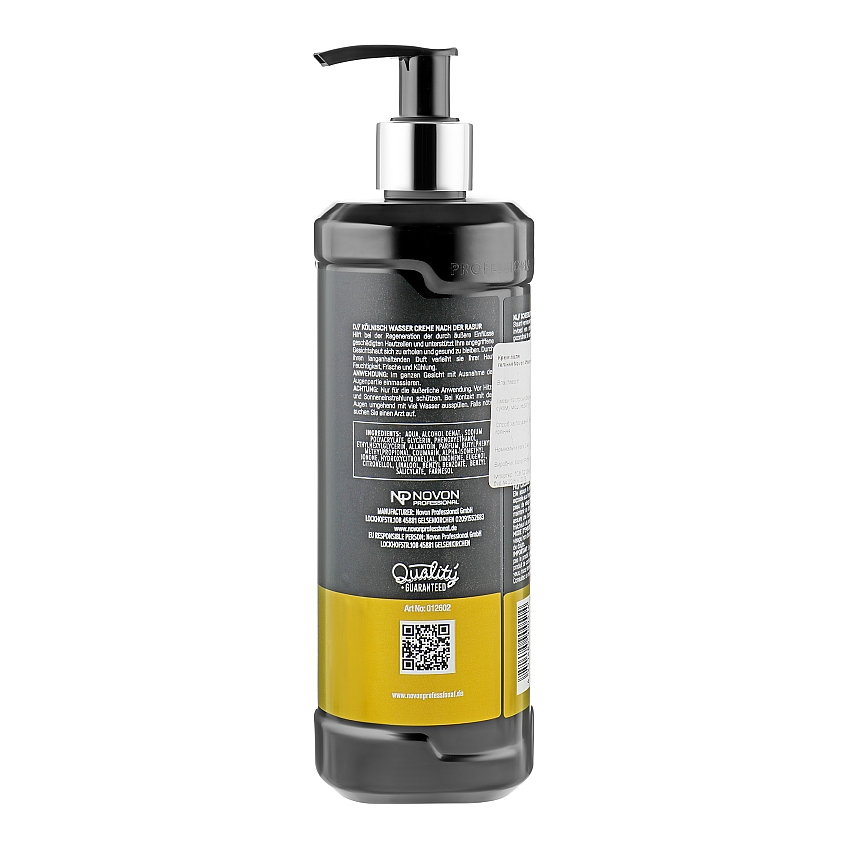 Крем после бритья Novon Aftershave Cream Cologne Gold One