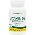 Вітамін D3 / Vitamin D3, Nature's Plus, 62.5 мкг, 90 гелевих капсул