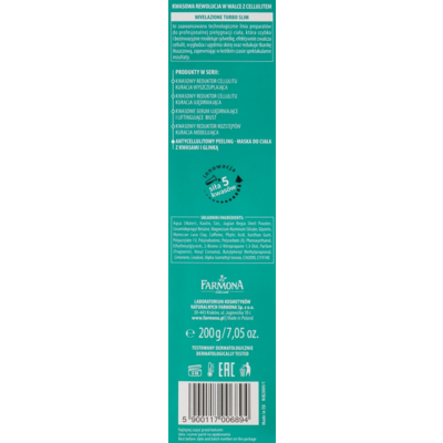 Скраб-маска для тела антицеллюлитная Farmona Nivelazione Turbo Slim 2in1 Anti-Cellulite Scrub-Mask