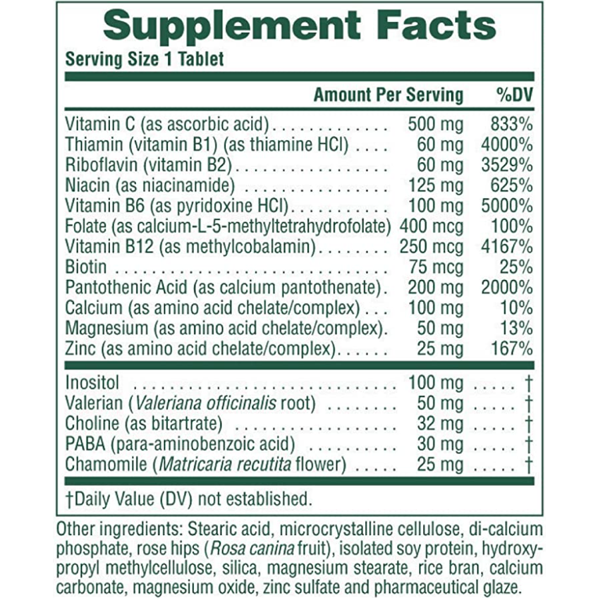 Мега-стресс комплекс / Mega-Stress Complex, Nature's Plus, 90 таблеток