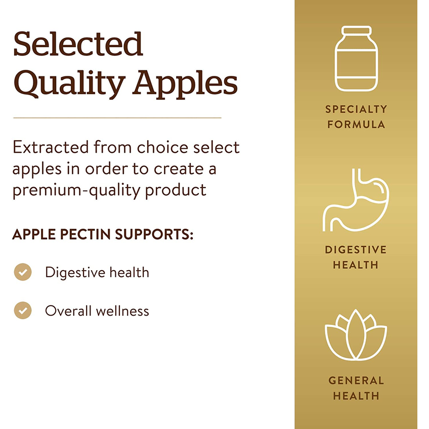Яблочный пектин / Apple Pectin Powder, Solgar, 1000 мг, 113.4 г