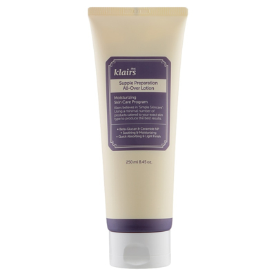 Зволожувальна емульсія для обличчя і тіла Klairs Supple Preparation All-Over Lotion