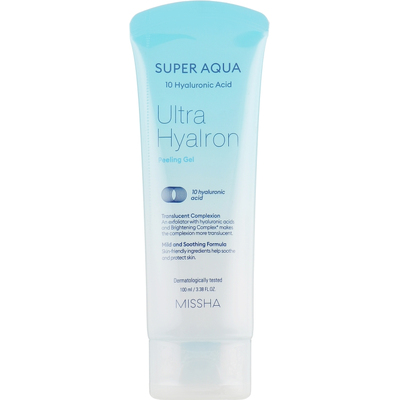 Пилинг-гель с гиалуроновой кислотой Missha Super Aqua Ultra Hyalron Peeling Gel