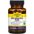 Ресвератрол / Resveratrol Plus, Country Life, 60 капсул