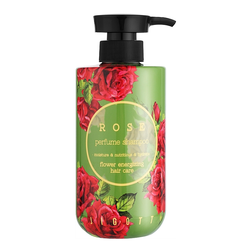 Парфюмированный шампунь для волос Роза Jigott Rose Perfume Shampoo
