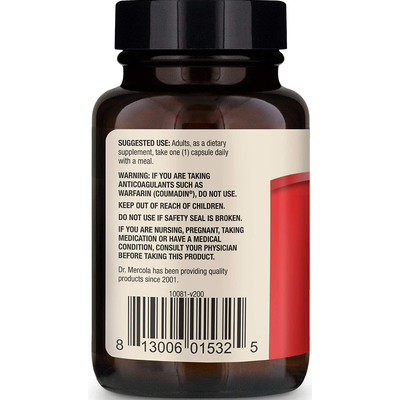 Вітамін K2 / Vitamin K2, Dr. Mercola, 180 мкг, 30 капсул