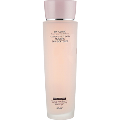 Глубокоувлажняющий тонер для лица 3W Clinic Flower Effect Extra Moisture Skin Softener