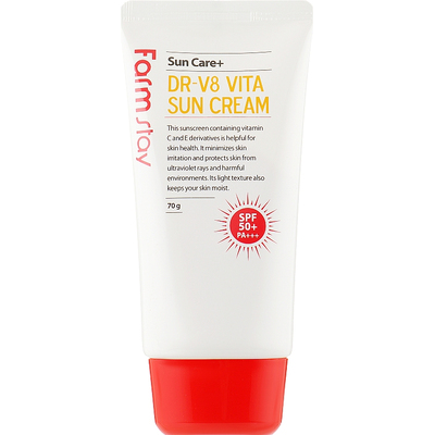 Крем солнцезащитный витаминизированный FarmStay DR-V8 Vita Sun Cream SPF 50+ PA+++