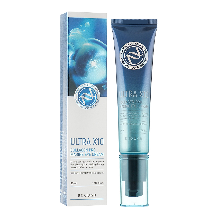 Омолаживающий крем для век с коллагеном Enough Premium Ultra X10 Collagen Pro Marine Eye Cream