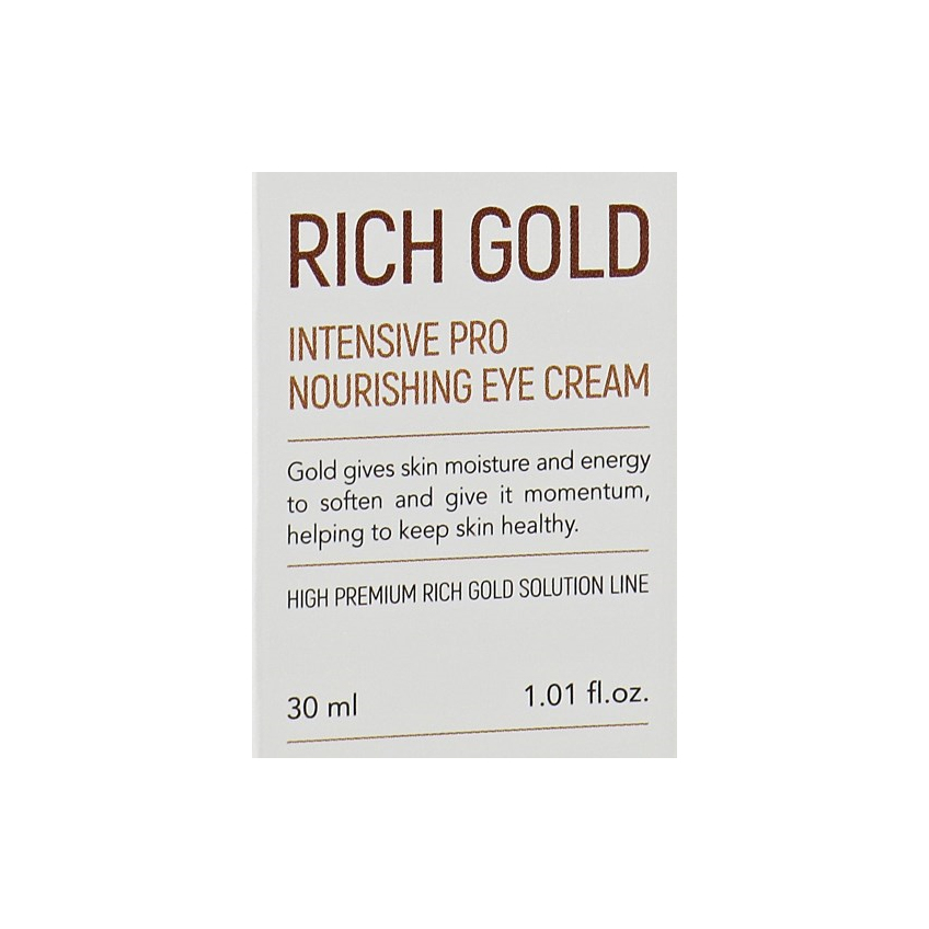 Питательный крем для ухода за кожей век с золотом Enough Rich Gold Intensive Pro Nourishing Eye Cream