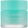 Ночная восстанавливающая маска для губ с ароматом мятного шоколада Laneige Lip Sleeping Mask Mint Choco