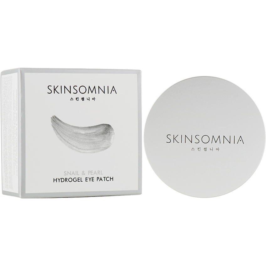 Гидрогелевые патчи с улиткой и жемчугом Jkosmec Skinsomnia Snail & Pearl Hydrogel Eye Patch