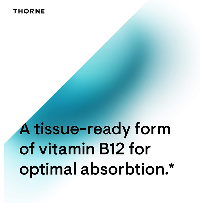 Метилкобаламін / Methylcobalamin (Methyl-B12), Thorne Research, 1 мг, 60 капсул