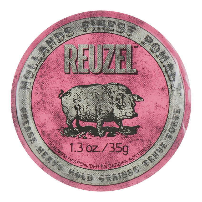 Помада для укладки волос Reuzel Pink Grease Heavy Hold