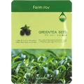 Тканевая маска с натуральным экстрактом семян зеленого чая Farmstay Visible Difference Mask Sheet
