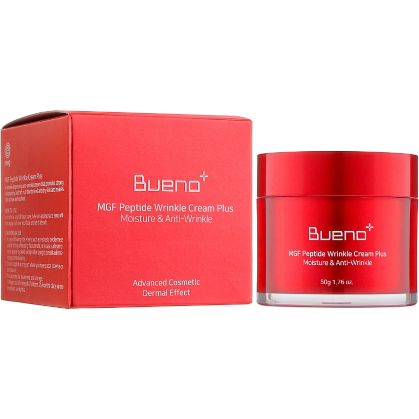 Омолаживающий крем с пептидами Bueno MGF Peptide Wrinkle Cream Plus