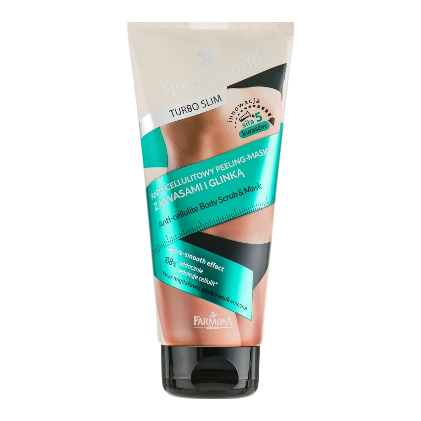 Скраб-маска для тела антицеллюлитная Farmona Nivelazione Turbo Slim 2in1 Anti-Cellulite Scrub-Mask