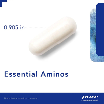 Незаменимые аминокислоты / Essential Aminos, Pure Encapsulations, 180 капсул