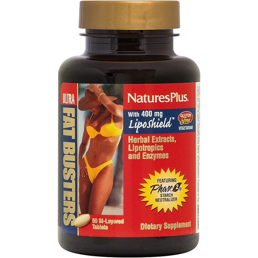 Жиросжигатель / Ultra Fat Busters, Nature's Plus, 60 таблеток