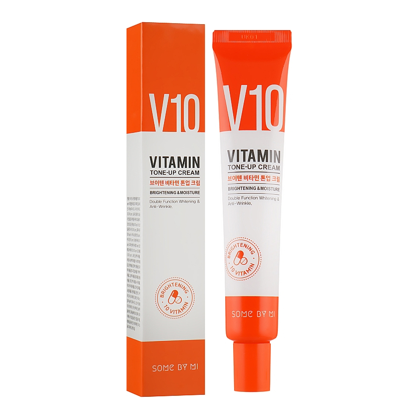 Осветляющий крем для лица с 10 витаминами Some By Mi V10 Vitamin Tone-Up Cream