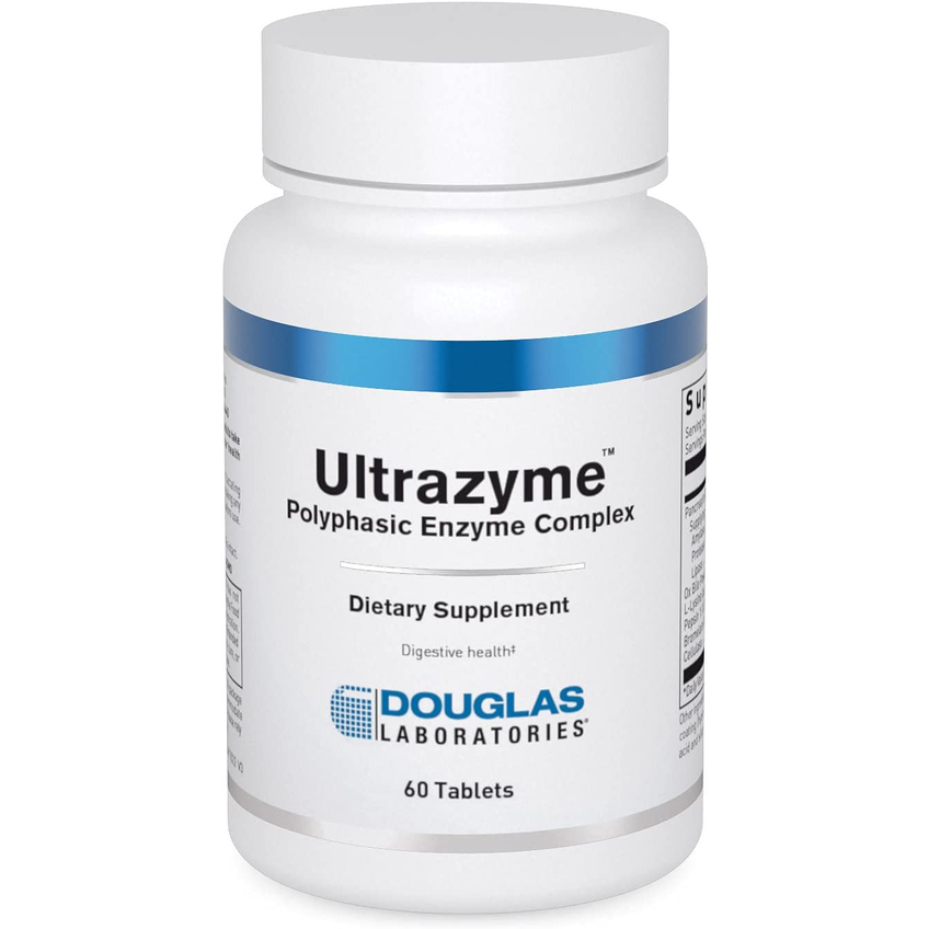 Ферментний комплекс для підтримка травлення / Ultrazyme, Douglas Laboratories, 60 таблеток