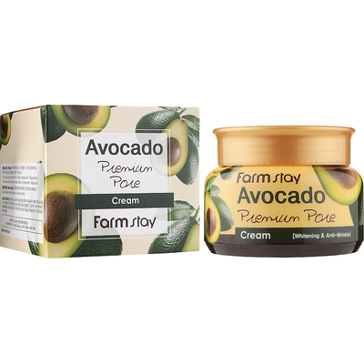 Осветляющий лифтинг-крем с экстрактом авокадо FarmStay Avocado Premium Pore Cream