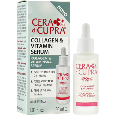 Питательная сыворотка для лица Cera Di Cupra Collagen & Vitamin Serum