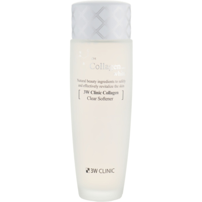 Осветляющий тонер для лица с коллагеном 3W Clinic Collagen Clear Softene