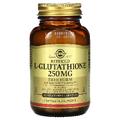 Відновлений L-глутатіон / Reduced L-Glutathione, Solgar, 250 мг, 60 вегетарианских капсул