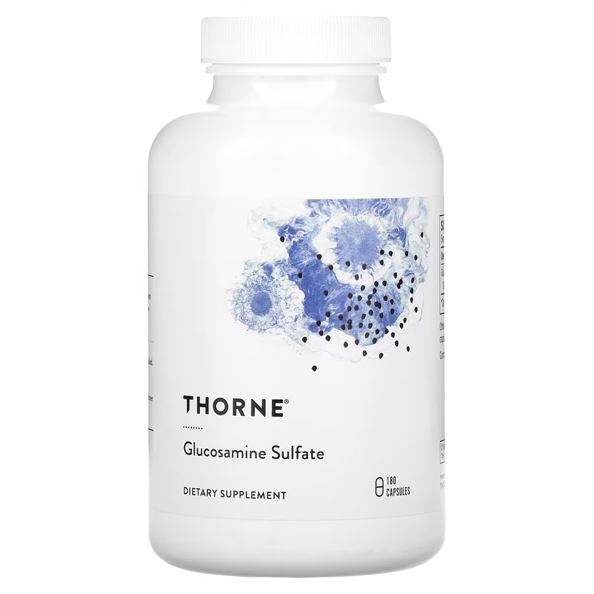 Сульфат глюкозаміну / Glucosamine Sulfate, Thorne Research, 500 мг, 180 капсул