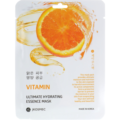 Тканевая увлажняющая маска с витаминами В12, С і Е Jkosmec Vitamin Ultimate Hydrating Essence Mask