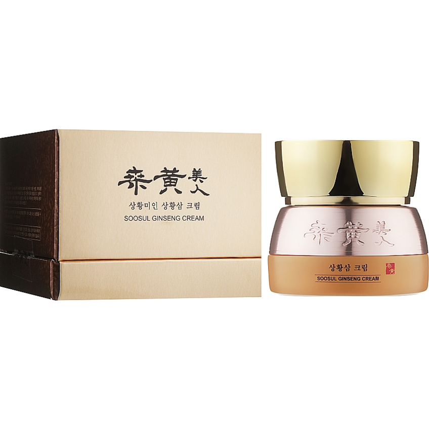 Крем для кожи лица с женьшенем Soosul Ginseng Cream