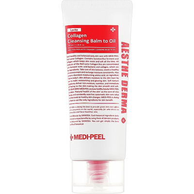 Гидрофильный бальзам с пробиотиками и коллагеном Medi-Peel Red Lacto Balm To Oil